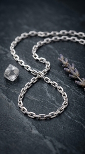 10k Solid white Gold High Polish <b>Cable</b> <b>Link</b> Pendant Necklace Chain - Product Image 2