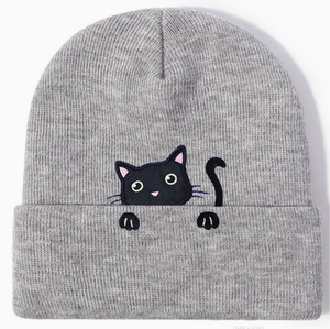 2026 Customized Winter Beanie OEM Customized High Quality Wholesale Custom <b>Hat</b> 100% Acrylic Jacquard Beanies - Product Image 4