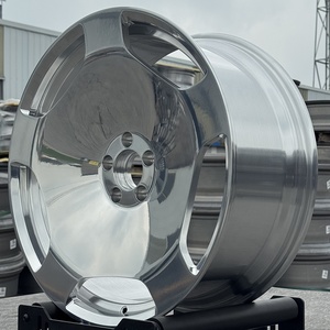Jantes forgées personnalisées de 18, 19, 20, 21, 22, 23, 24 pouces, 5*112, 5*130, polies, en alliage d'aluminium 6061-T6, adaptées aux Mercedes Benz G63 - Product Image 1