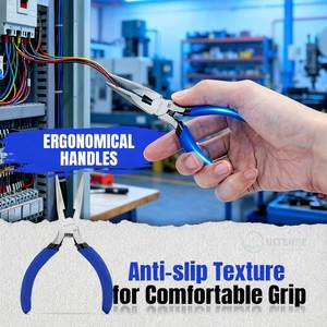 Pince à bec effilé en acier inoxydable de 5 pouces pour la fabrication de bijoux, coupe-fil à ressort, prise durable - Product Image 3