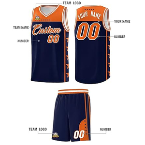 ชุดเสื้อและกางเกงบาสเก็ตบอลแบบกำหนดเอง โพลีเอสเตอร์ 100% ตัดเย็บตามสั่ง พร้อมโลโก้ ชื่อทีม เบอร์ทีม ชื่อมหาวิทยาลัย ชุดกีฬา - Product Image 3