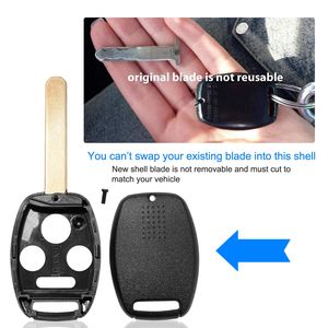 2 Fundas de Repuesto para Llave de Coche Honda Accord 2008-2012, Carcasa para Control Remoto sin Llave - Product Image 3
