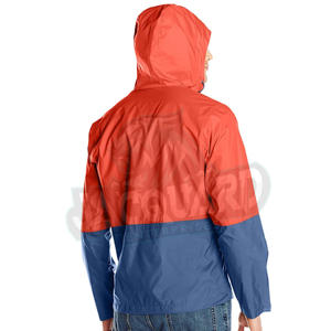 Chaqueta Cortavientos con Capucha para Hombre, Ligera, Transpirable, Resistente al Viento, Informal, para Exteriores - Product Image 4