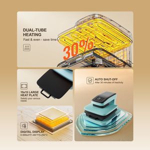 Pressa a Caldo Automatica 15 X 15 Pollici, Macchina Intelligente per Stampa su Magliette e Tazze, Riscaldamento Rapido e Uniforme per Sublimazione - Product Image 5