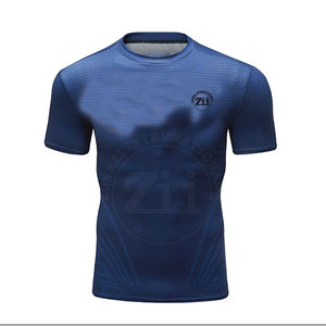 Nouveau design, haute qualité, chemises de compression pour hommes à manches courtes, respirantes, légères, grandes tailles, Spandex/Polyester, best-seller, tendance - Product Image 3