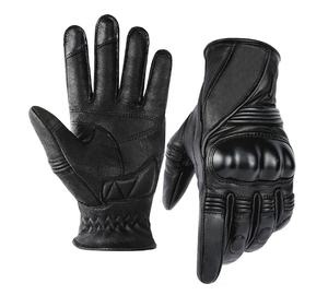 Guantes de carreras personalizados para hombre de cuero transpirable para moto de cross guantes para absorber la humedad y ciclismo para motocross y carreras - Product Image 3