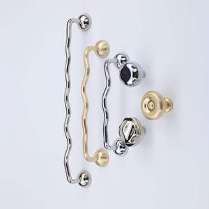 Wardrobe Door Handle Modern Minimalist <b>Gold</b> Matte Brass Drawer Single Hole <b>Cabinet</b> Solid Pull - Product Image 5