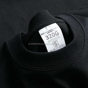 T-shirt surdimensionné en molleton 100% coton de haute qualité, impression personnalisée, uni, blanc, coupe régulière pour homme, séchage rapide - Product Image 2