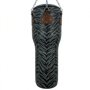 Sac de frappe en cuir personnalisable pour la boxe, les arts martiaux et le fitness, sacs de frappe en cuir de vachette - Product Image 1