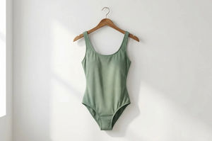 2026 Summer Custom Ribbed Knit Women Beachwear <b>Set</b> Beach Holiday Outfit Private Label Swimwear - Product Image 3