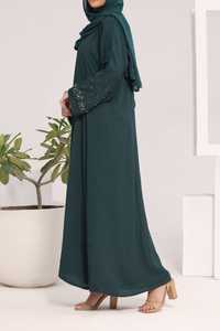 Abaya tendance et décontractée, robe islamique douce, vêtement musulman traditionnel, tenue décontractée, vente en gros d'usine, conception personnalisée - Product Image 3