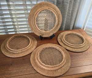 Plato de ratán minimalista hecho a mano para hoteles y restaurantes, para uso en mesa, ecológico, portátil, precio directo de fábrica por UO - Product Image 5