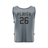 Maillot d'entraînement de football personnalisé sans manches 100 % polyester, respirant et anti-humidité, pour l'été et le printemps – Uniformes et dossards de football