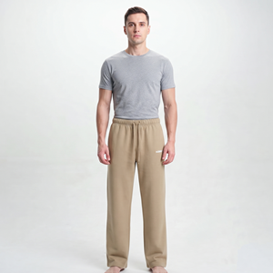 Custom Men Oversized Sweatpants Custom Heavyweight Straight Leg <b>Joggers</b> Drawstring Solid Color Men's <b>Jogger</b> - Product Image 3