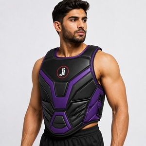 Protector de pecho de alta calidad, equipo de protección deportiva, construcción ligera y duradera, ajuste seguro y cómodo para boxeo y artes marciales - Product Image 1
