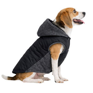 Chaquetas casuales de invierno sin mangas con botones estilo universitario, las más demandadas y más vendidas, abrigos con capucha para perros. - Product Image 3