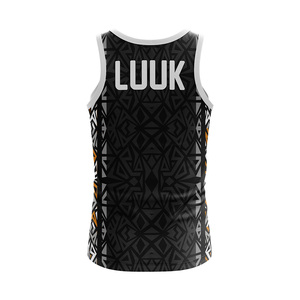 Custom Logo Unisex Tank <b>Top</b> <b>Green</b> Geometric Print Breathable Lightweight Fitness Wear for Sports Events and Active Lifestyles - Product Image 5