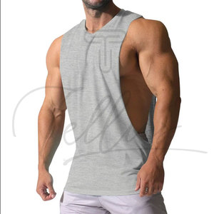 High Quality Men's Sleeveless Gym Tank Tops Workout Sports Bodybuilding Stringer Muscle Cut Breathable Quick Dry Made - Product Image 4