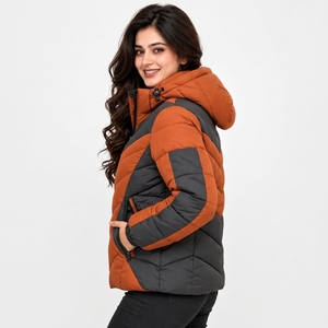 Funktionelle, isolierte Kleidung mit gemütlicher Polsterung, strapazierfähige Damen-Daunenjacken zum Schichten im Freien, Alltags-Daunenjacken für Damen. - Product Image 3
