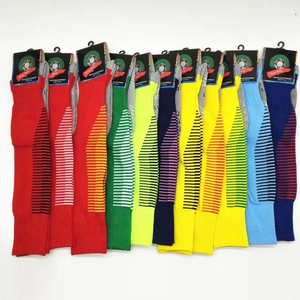 Knee High Football <b>Socks</b> Green Striped Breathable Spandex <b>Polyester</b> Adults Soccer Sports <b>Socks</b> Summer Regular Style Soccer <b>Socks</b> - Product Image 6