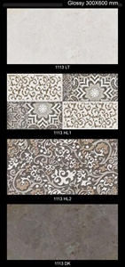 Vente en gros Carreaux de mur en céramique numérique brillant 300x600mm 30x60cm 12x24 pour salle de bain extérieure style japonais de fabricant indien - Product Image 4