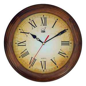 Reloj de Piso de Cuarzo de Madera de Estilo Moderno y Rústico de Primera Calidad, con Números Romanos, Tamaño Grande, Decorativo para Sala de Estar u Oficina, en Oferta - Product Image 2