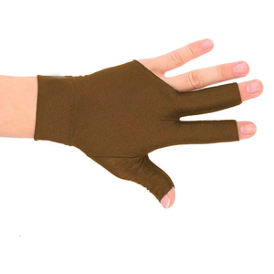 Guantes de Snooker Deportivos de Verano Unisex Ligeros con Cierre de Gancho y Bucle Ajustable Antideslizante de Spandex Geo Brothers OEM - Product Image 1