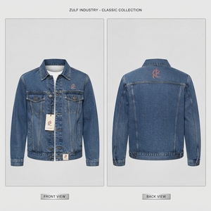 <b>Men</b> Lightweight <b>Denim</b> <b>Jacket</b> Soft Cotton <b>Denim</b> Fabric Breathable Construction Button Closure Comfortable Fit Everyday - Product Image 6