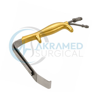 Retractor Premium Tebbetts para Aumento de Senos, 36 mm x 15 cm, Succión de Fibra Óptica sin Dientes, Herramienta de Cirugía Plástica - Product Image 1