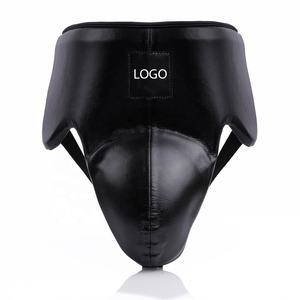 Protège-aine de boxe bicolore personnalisé de haute qualité Nouveau design Protecteur d'aine en cuir véritable pour hommes et femmes pour usage MMA - Product Image 4