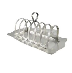 Al separar las rebanadas verticalmente, el soporte metálico para tostadas garantiza que sus tostadas perfectamente tostadas se mantengan crujientes de punta a punta. - Product Image 1