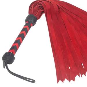 Flogger de Cuero Genuino con Cuerdas Multifilamento y Mango Reforzado con Nudos - Product Image 2