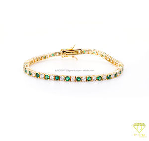 Hip Hop 925 Sterling Silver Square Tennis Bracelet Étanche Moissanite Diamant Haute Qualité Bijoux pour Unisexe pour les Fêtes - Product Image 6