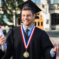 Médaille de trophée en métal ODM de 2 pouces avec ruban doré, logo personnalisé, vente en gros, promotionnelle, pour événements sportifs et compétitions