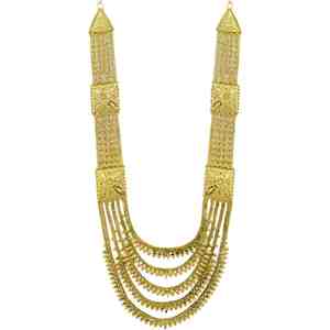 Joyería de Moda al por Mayor, Estilo Dubái, Collares Largos para Novia, Chapado en Oro de 14K, 18K y 24K, Juego de Joyería de Diseño Turco Tradicional - Product Image 3