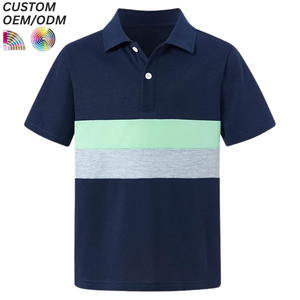 Polo T-shirt Enfant Garçon à Manches Courtes Respirant et Décontracté, en Coton Doux, Couleurs Personnalisables, Vente en Gros OEM ODM pour Uniformes Scolaires - Product Image 5