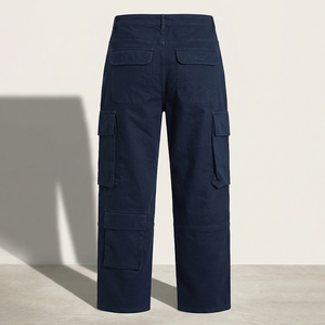 Pantalones Cargo Casuales para Hombre, 98% Algodón, 2% Elastano, Elásticos, Ecológicos, de Secado Rápido, con Logotipo en la Cintura, ODM, Disponibles para Marca Privada - Product Image 2
