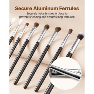 Set de 34 Brochas de Maquillaje Profesionales con Cerdas Suaves Ergonómicas para Base, Difuminado, Sombra de Ojos, Corrector y Colorete - Product Image 4