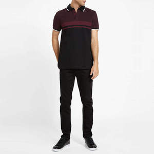 Polo à manches longues 100 % coton pour homme, été, uni, respirant, séchage rapide, décontracté - Product Image 5
