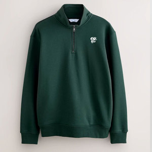 Pull à col zippé pour homme de haute qualité, manches longues, tissu léger et respirant, vêtements décontractés d'hiver pour le sport et la gym - Product Image 1