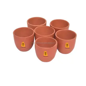 Fabricante indio Juegos de tazas de té Fuente pura India Tazas de té/café 100 ML, hechas de terracota Chai Kulhad