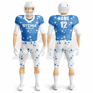 Full Sublimation Custom American Football Uniform Tackle Twill Embroidery Football Jersey Custom <b>Padded</b> <b>Pants</b> American Football - Product Image 1