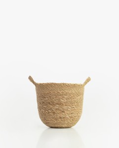 Cesta de Mimbre Natural Hecha a Mano para Plantas, Maceta de Almacenamiento, Decoración Rústica para Interiores y Exteriores, Decoración del Hogar - Product Image 2