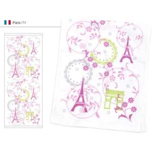 Serviette de visage en gaze de coton 100% imprimée de fabrication japonaise 34cm * 34cm échantillon gratuit pour serviettes de bain pour enfants - Product Image 4