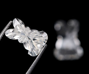 Par de diamantes cultivados en laboratorio de alta calidad, 3.45 CT, CVD/HPHT, corte conejillo personalizado, VVS-VS, perforados con láser, sueltos, para joyería. - Product Image 2