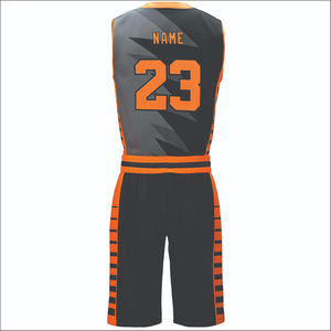 Fournisseur pakistanais, uniforme de basket-ball sans manches imprimé numériquement sur mesure, antibactérien, nouveau design, vêtements de sport, 100% polyester - Product Image 5