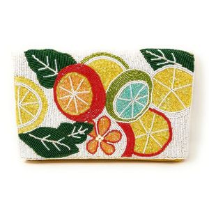 Monedero artesanal con bordado de cuentas finas y un patrón decorativo distintivo - Product Image 2