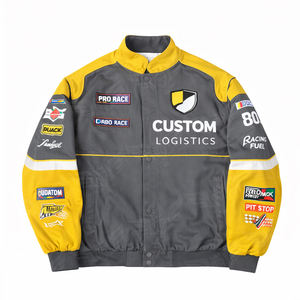 Chaqueta de Carreras Personalizada 2026, Chaqueta Bomber Deportiva Morada y Negra, Chaqueta Varsity con Parche de Equipo Vintage, Ropa Urbana - Product Image 5