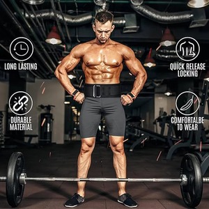 Professional Neoprene Weightlifting Belt Gym Fitness Workout <b>Back</b> Support Cushion Powerlifting Strength Training Waist <b>Protector</b> - Product Image 3