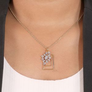 IGI Certified VVS-VS Clarity Lab Grown Pear Cut Necklace Pure Brilliance Dream Sparkle for Women's From Indian Supplier - Product Image 4